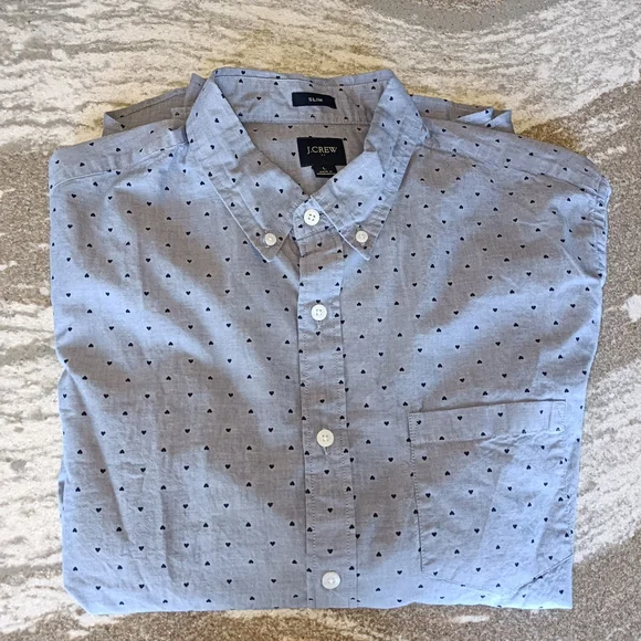 J. Crew Men's Flex Casual Button Down ShirtNew Size Large